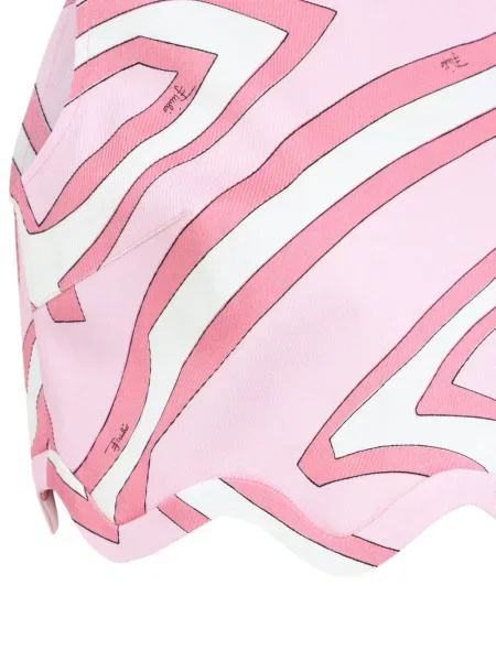 Top Pucci cu imagine roz