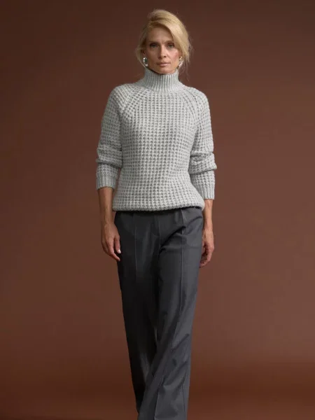 Вовняний Светр TrikoBakh світло-сірий сірий