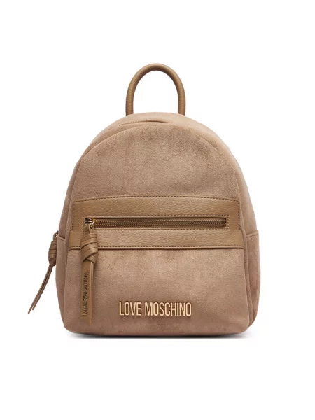 LOVE MOSCHINO Plecak Szary beżowy