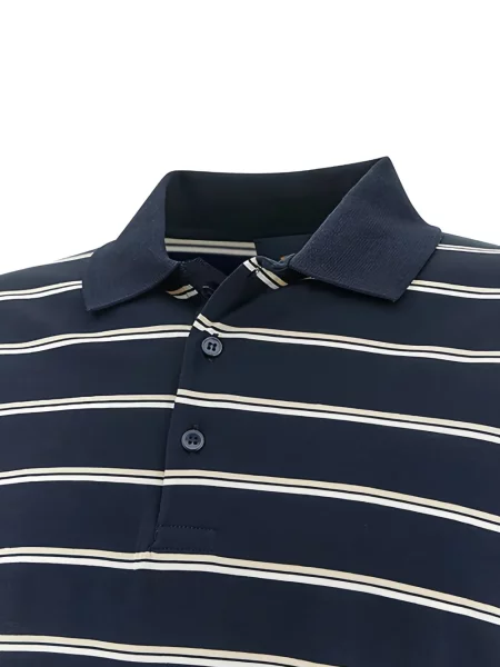 Ριγέ polo Paul & Shark μπλε
