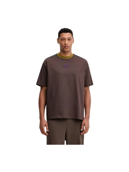 Koszulka Emporio Armani Ea7 brązowa