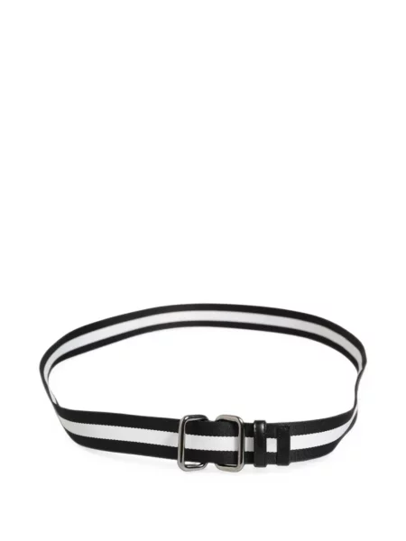 Cu centură curea Dolce & Gabbana cu dungi cu cataramă negru