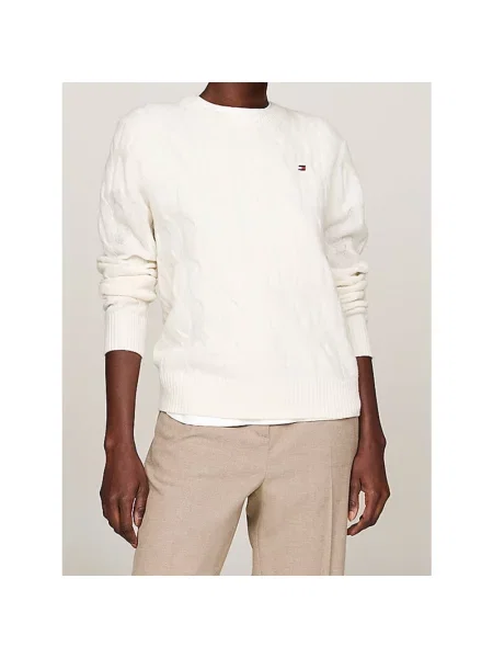 Sweter Tommy Hilfiger biały