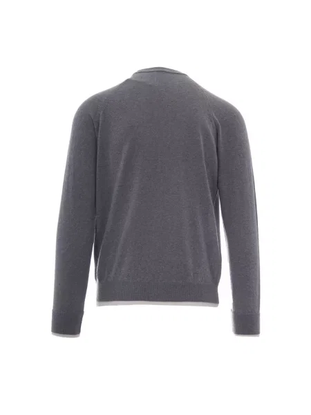 Sweter Eleventy wełniany szary