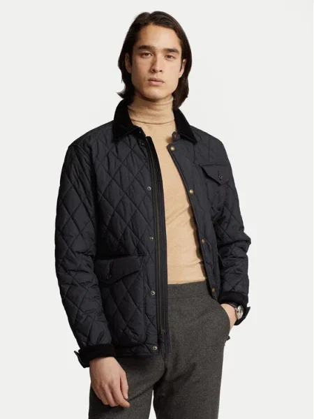 Polo Ralph Lauren Prechodná bunda čierna