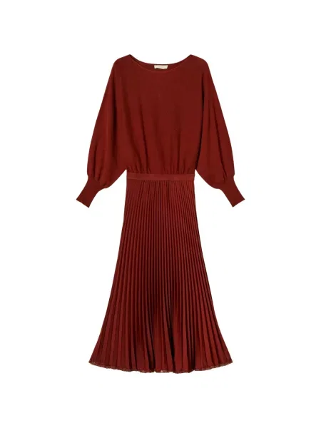 Lung rochie Twinset tricotate roșu