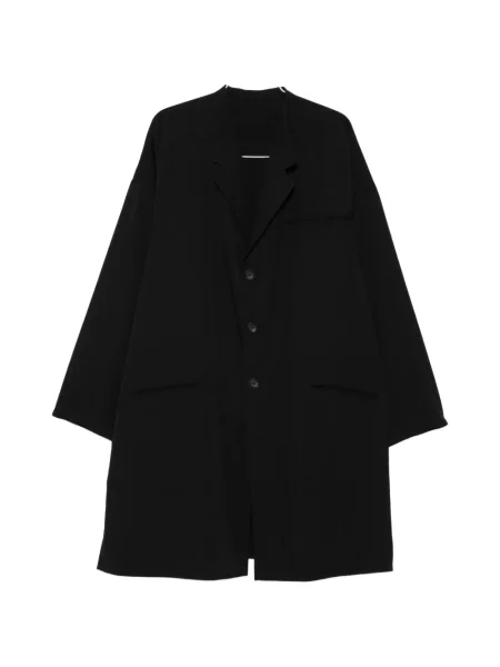 Palton Yohji Yamamoto cu un singur rând de nasturi negru
