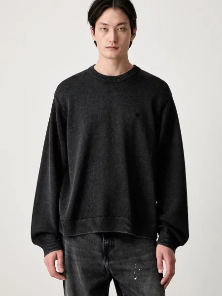 Carhartt WIP Kori pulover din pentru bărbați negru