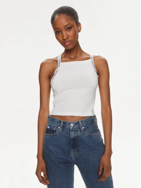 Top Calvin Klein Jeans alb