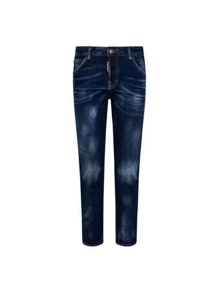 Proste jeansy Dsquared2 niebieskie
