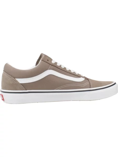 Sneakersy Vans Old Skool skórzane brązowe