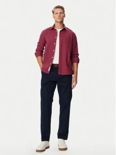 Tommy Jeans Chino hlače Mornarsko modra