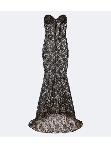 Rochie The New Arrivals Ilkyaz Ozel din dantelă negru