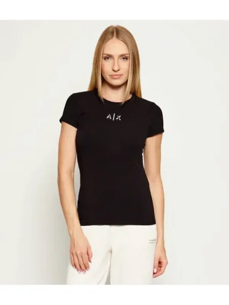 Armani Exchange Tricou negru