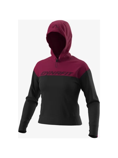 Bluza z kapturem Dynafit w kolorze czarnym liliowym L czarna