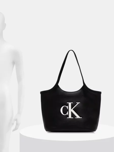 Calvin Klein Shopper táska / fehér fekete