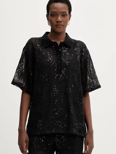 Isabelle Blanche polo czarna