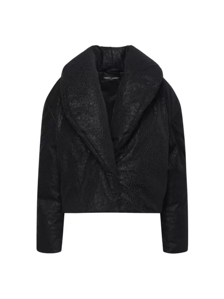 Kurtka skórzana Alberto Audenino czarna
