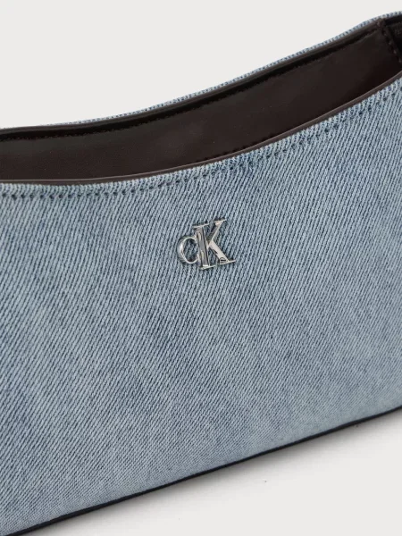 Calvin Klein Kabelka na rameno denim modrá