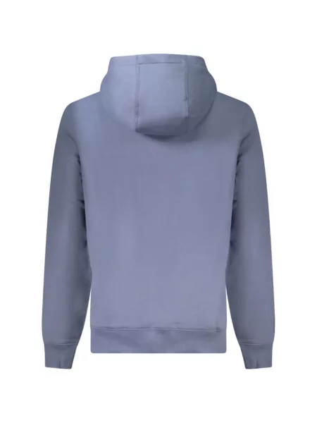 Hanorac cu glugă Tommy Hilfiger cu autograf albastru