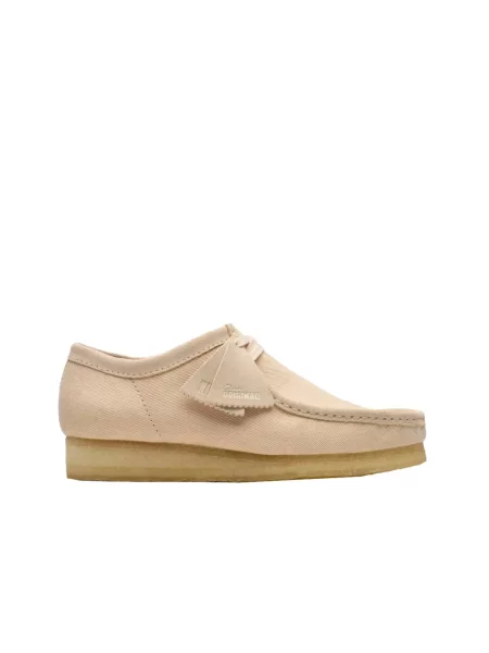 Półbuty Clarks skórzane beżowe