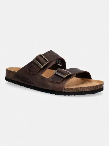 Skechers nubuk papucs AIDAN barna