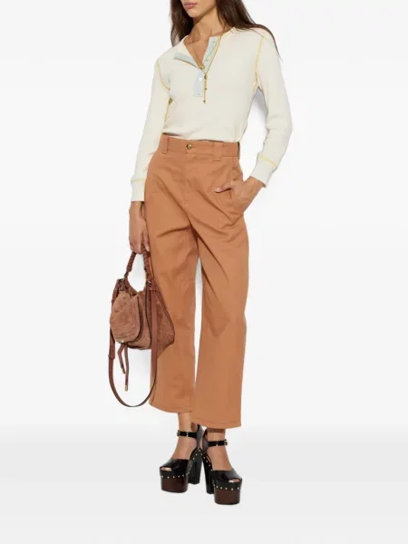 Pantaloni Chloé roz