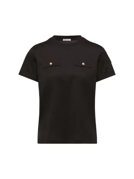 Koszulka polo Moncler czarna