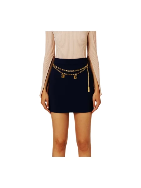 Spódnica mini Elisabetta Franchi czarna