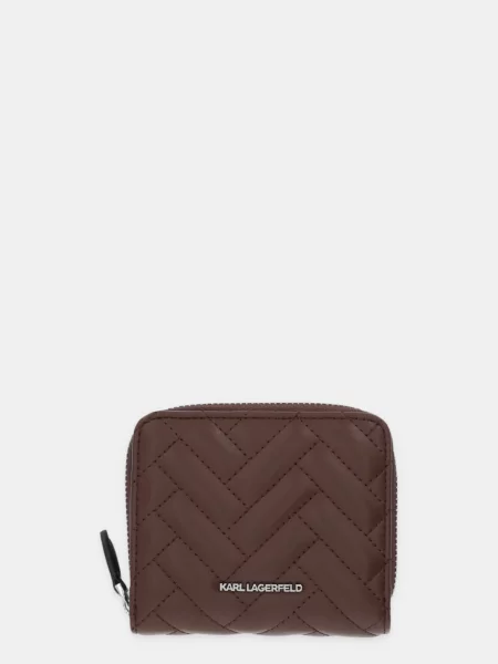 Karl Lagerfeld portofel pentru femei K/BRICK maro
