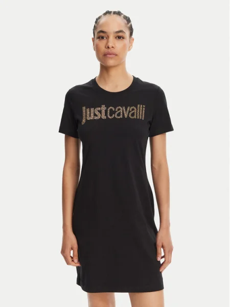 Just Cavalli Ежедневна рокля черен