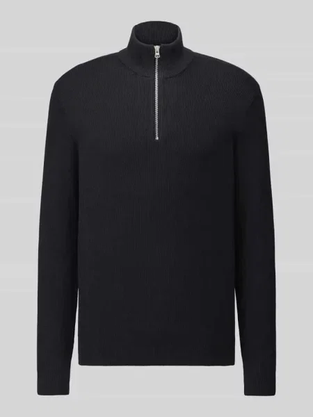 Sweter z dzianiny o kroju regular fit z mieszanki bawełny model ‘PHIL’ Only & Sons beżowy
