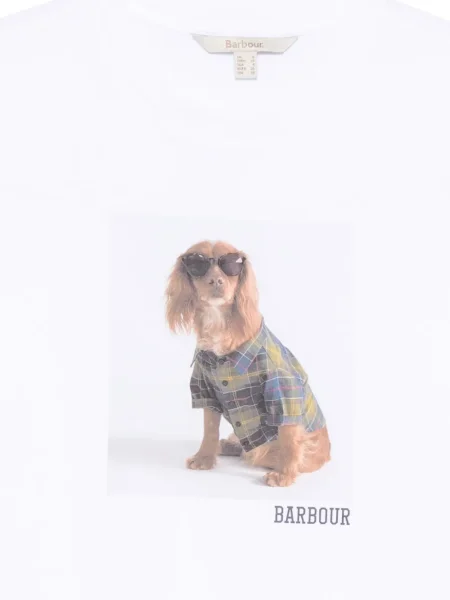 Къс тениска Barbour бяло
