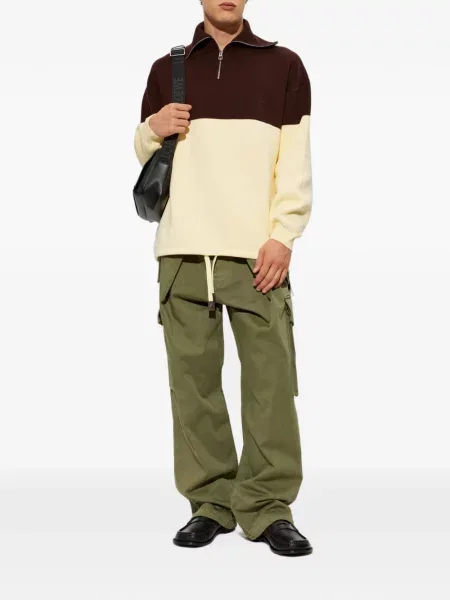 Cu centură pantaloni cargo Loewe verde