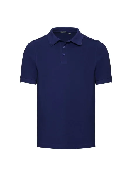 Strečová polokošeľa Russell modrá