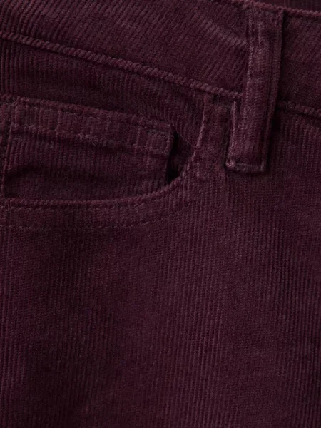 Spodnie ze sztruksu wide leg burgund Teen 38 MANGO TEEN