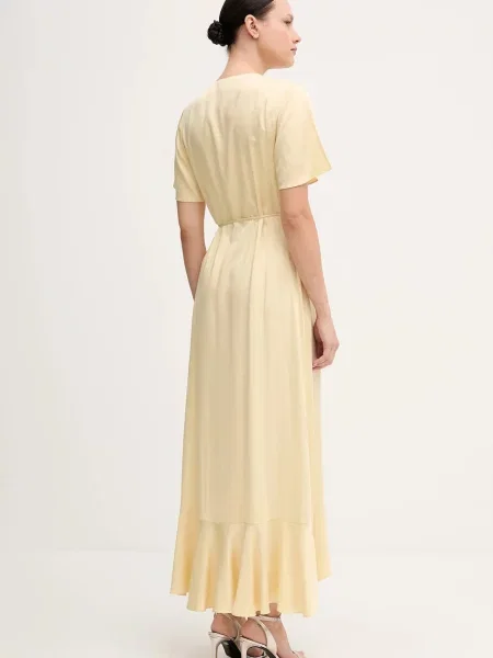 Gant rochie maxi drept galben