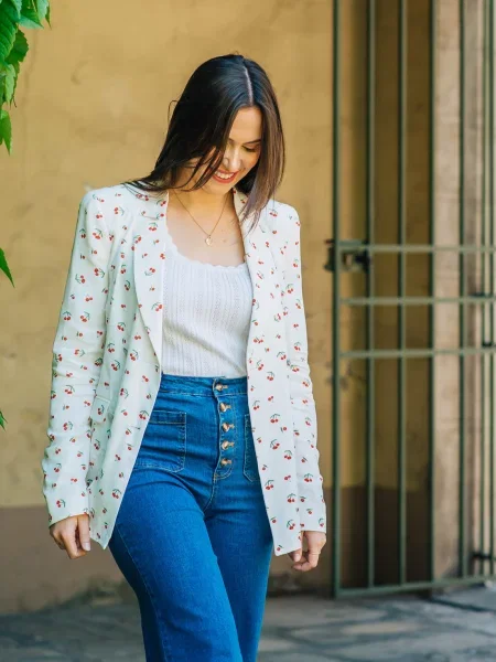 Blazer Céleste bela
