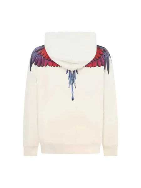 Bluza z kapturem Marcelo Burlon biała