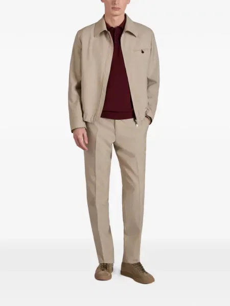 Pantaloni Incotex de lână plisate