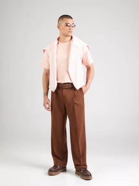 JACK & JONES Tričko JORSANREMO marhuľová biela