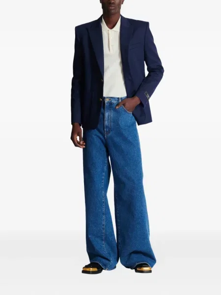 Polo Balmain με κέντημα λευκό