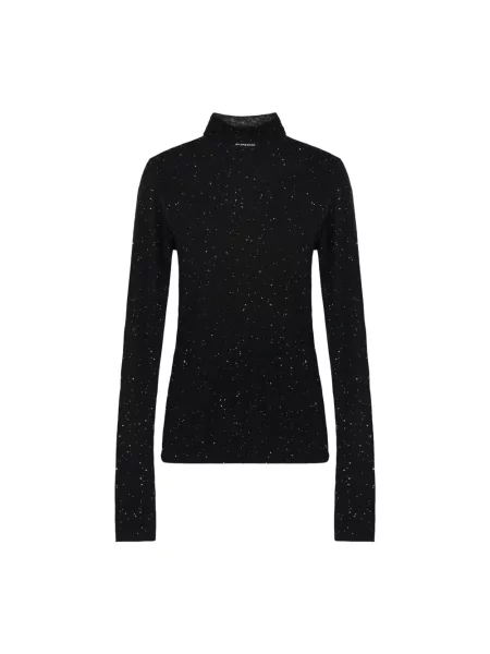 Sweter Pinko z logo czarny