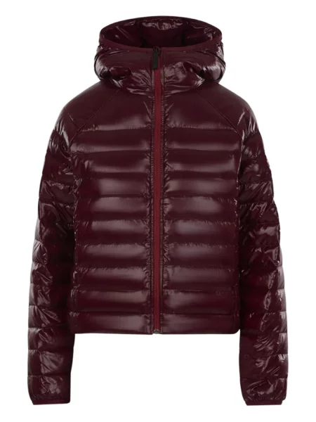 Geacă cu puf Aztech Mountain cu glugă roșu