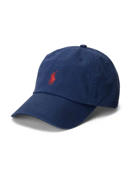 Шапка с козирка Polo Ralph Lauren с изчистен дизайн жълто