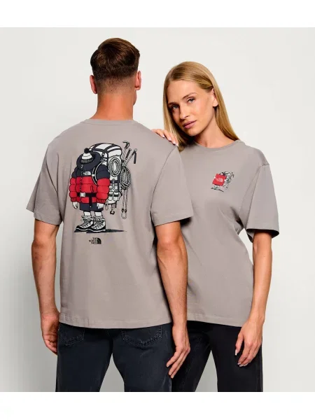 The North Face Póló Gear Up Get Out | Relaxed fit bézs