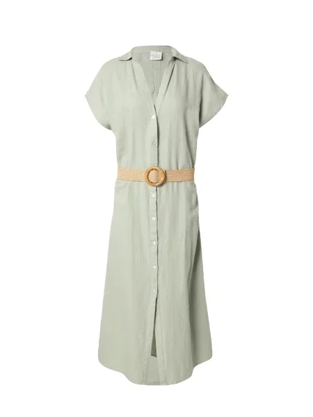 Rochie tip bluză pastel verde