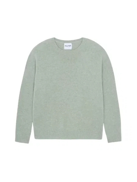 Sweter Kujten z kaszmiru zielony