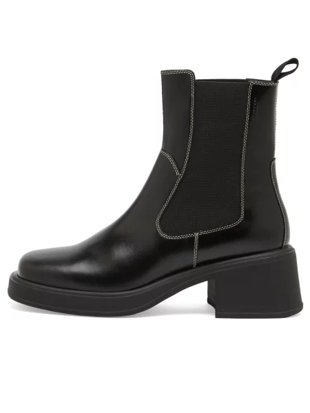 Vagabond Shoemakers sztyblety skórzane DORAH na słupku czarny
