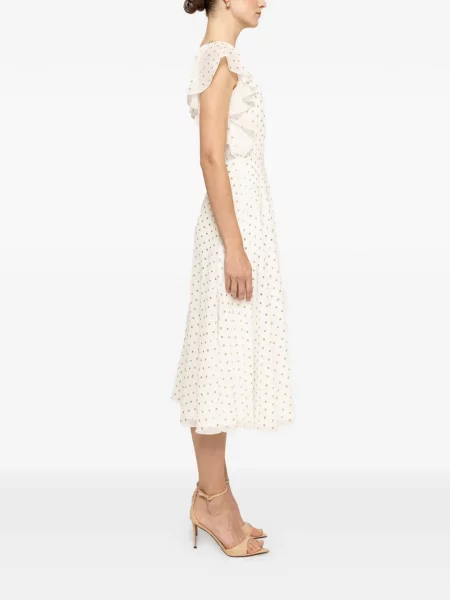 Rochie midi Nissa cu buline alb